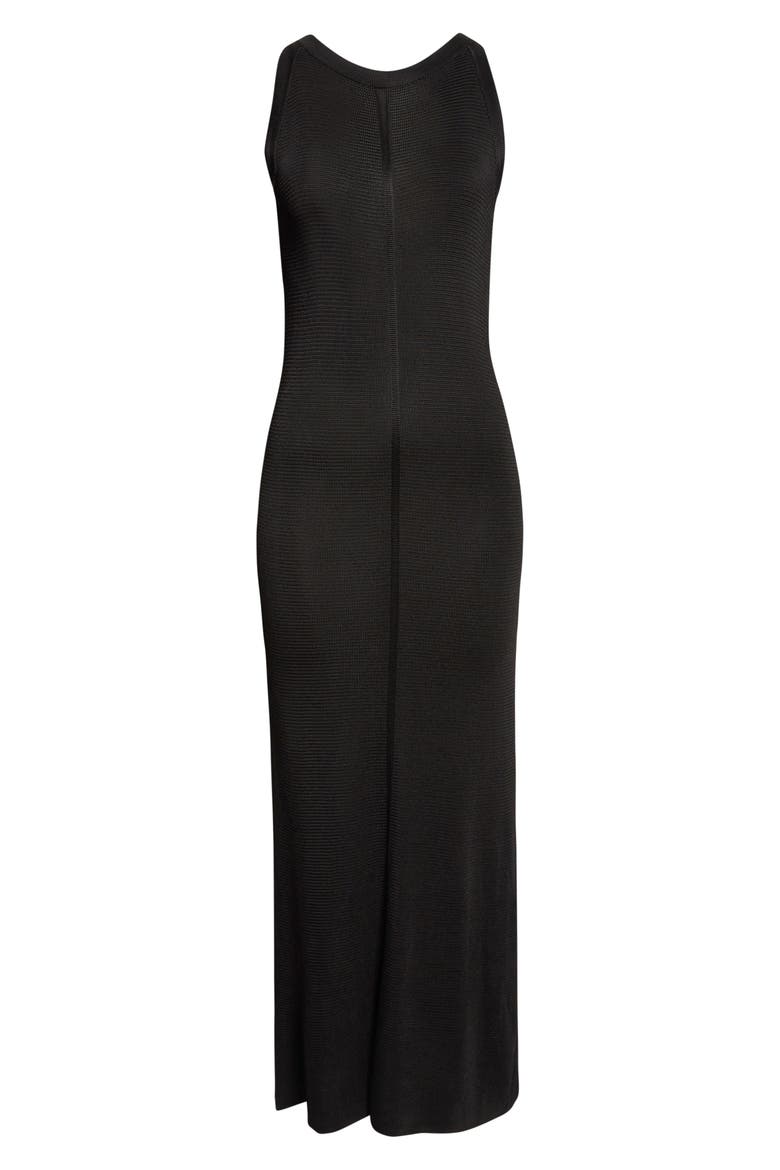 Pablo Sleeveless Maxi Dress, Alternate, color, BLACK
