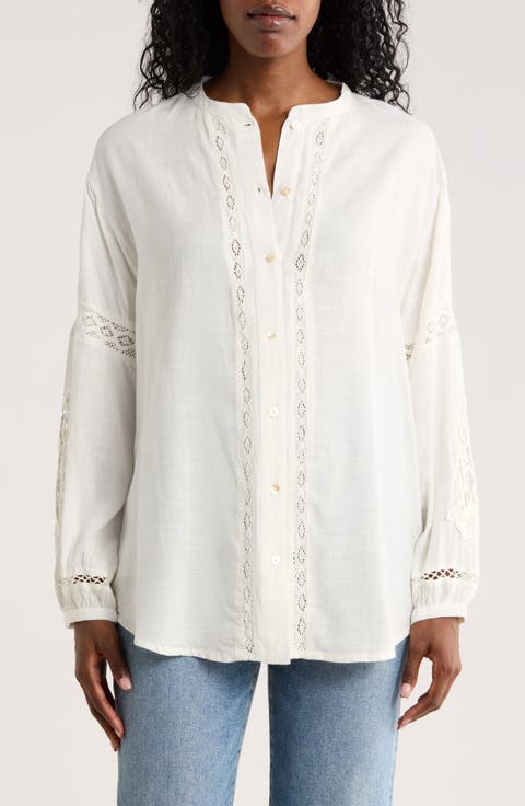 Mozambique Long Sleeve Woven Button-Up Dress