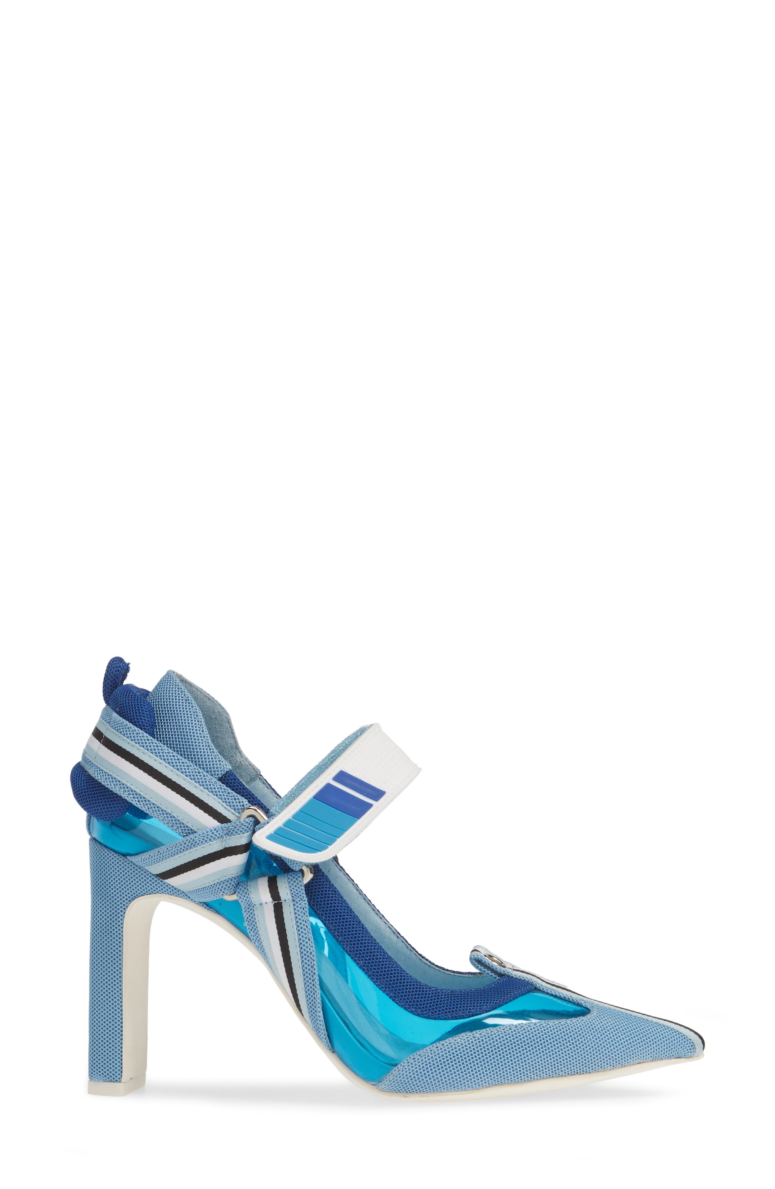 Hysteria Mary Jane Pump, Alternate, color, BLUE COMBO