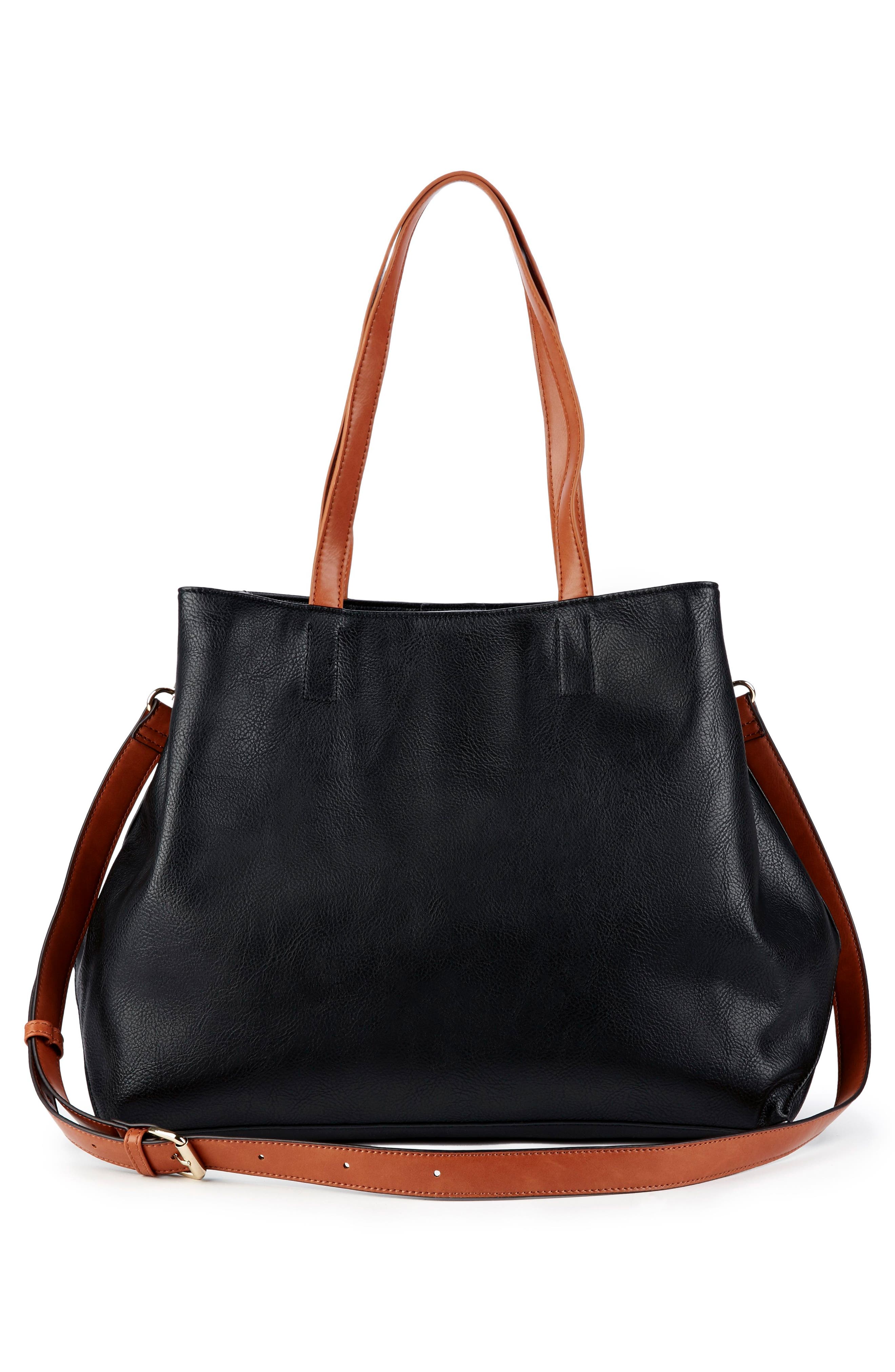 Sole Society Hester Faux Leather Tote, Alternate, color, 