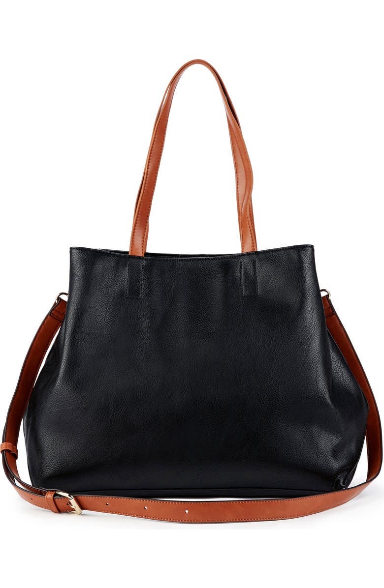 Sole Society Hester Faux Leather Tote, Alternate, color,