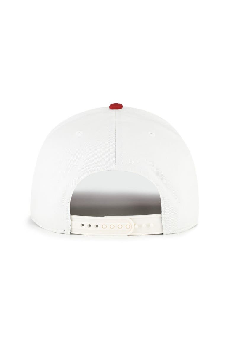 Men's '47 White Alabama Crimson Tide Contemporary Basics Two-Tone Hitch Adjustable Hat, Alternate, color, White
