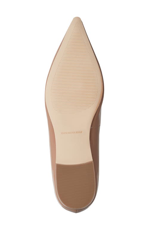 Marc Fisher Ltd Trella Mary Jane Pointed Toe Flat In Brown
