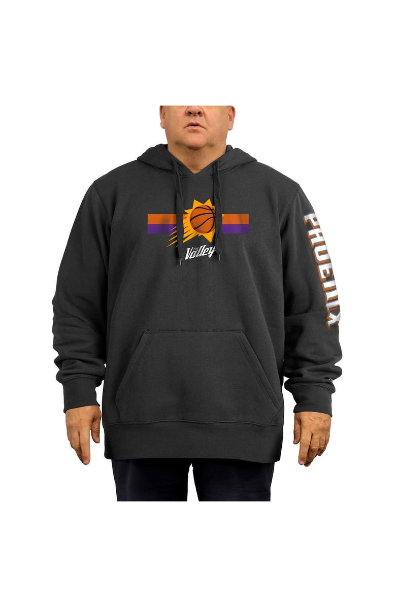 New Era Men's New Era Black Phoenix Suns 2021/22 City Edition Big & Tall Pullover Hoodie, Alternate, color, 