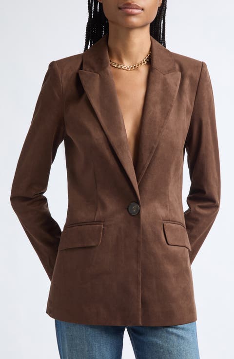 Marilyn Faux Suede Blazer