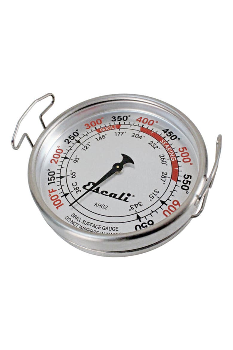 Extra Large Grill Surface Thermometer, Main, color, Metallic Silver