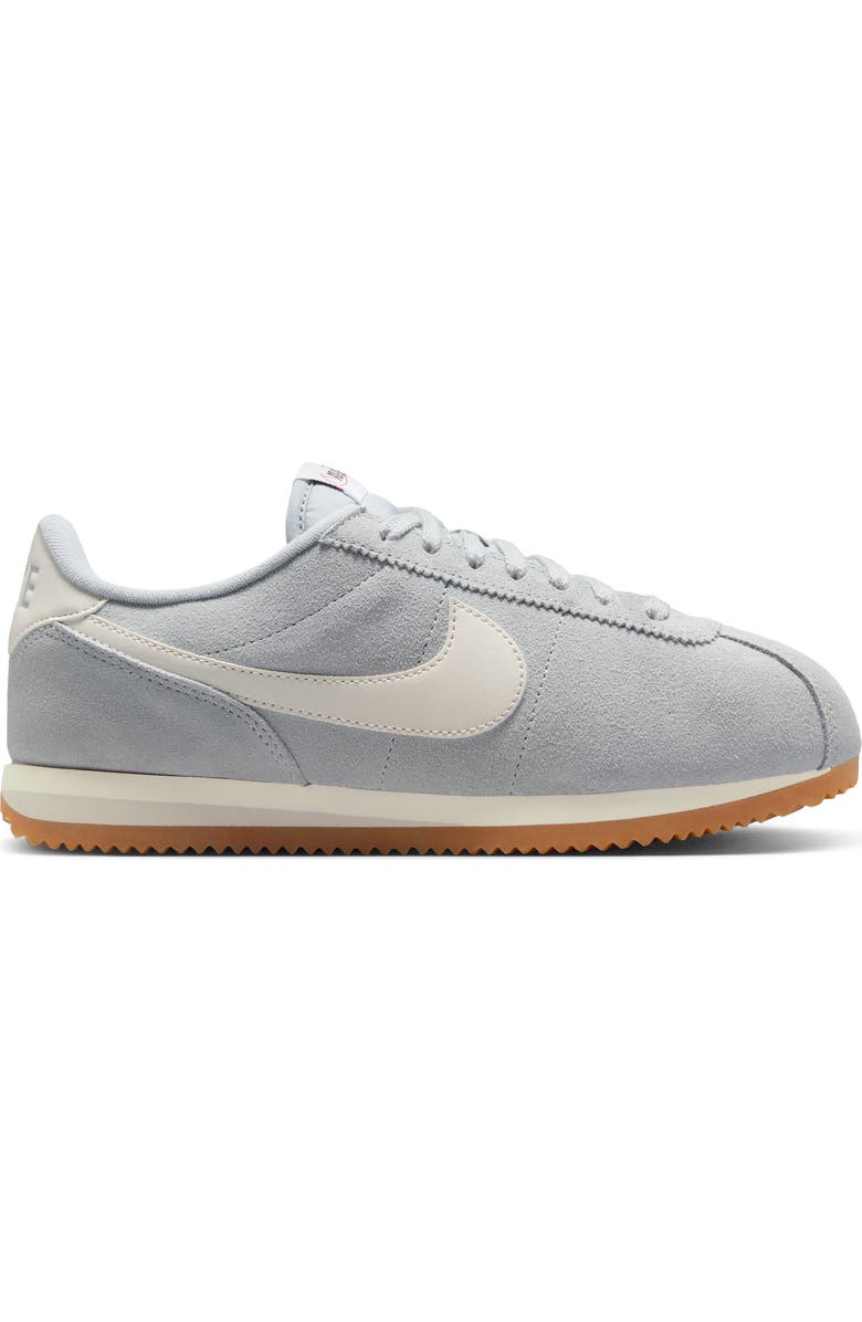 Nike Cortez Suede Sneaker, Alternate, color, Smoke Grey/ Light Brown/ Sail