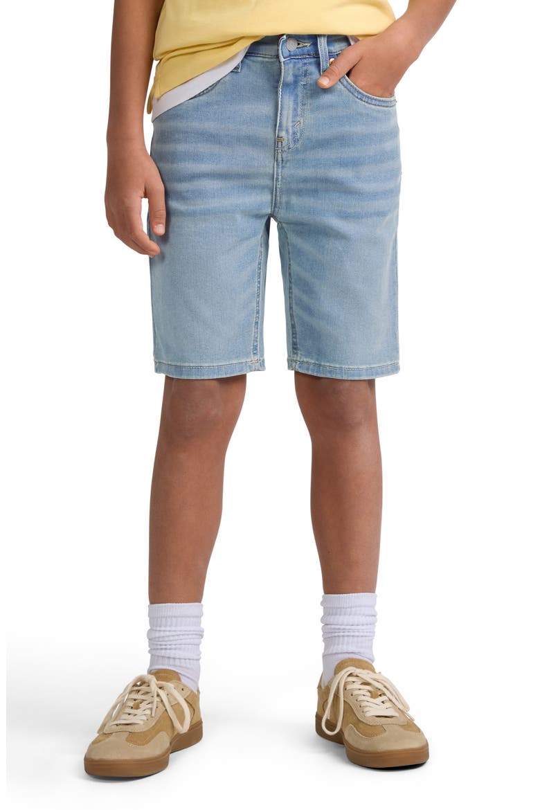 Levi's® Kids' Performance Denim Shorts, Alternate, color, BAUHAUS BLUES