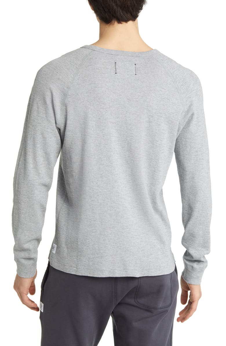 Reigning Champ 1x1 Slub Long Sleeve T-Shirt, Alternate, color, H. Grey