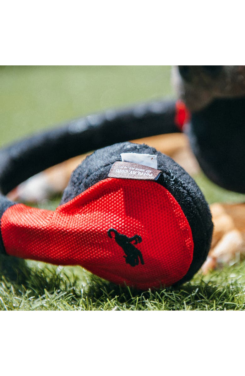 P.L.A.Y. Globetrotter Howling Hound Headphones, Plush Dog Toy, Alternate, color, Multicolored