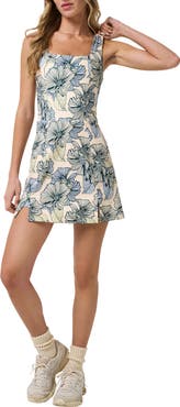 TravisMathew Moveknit Floral Activity Minidress