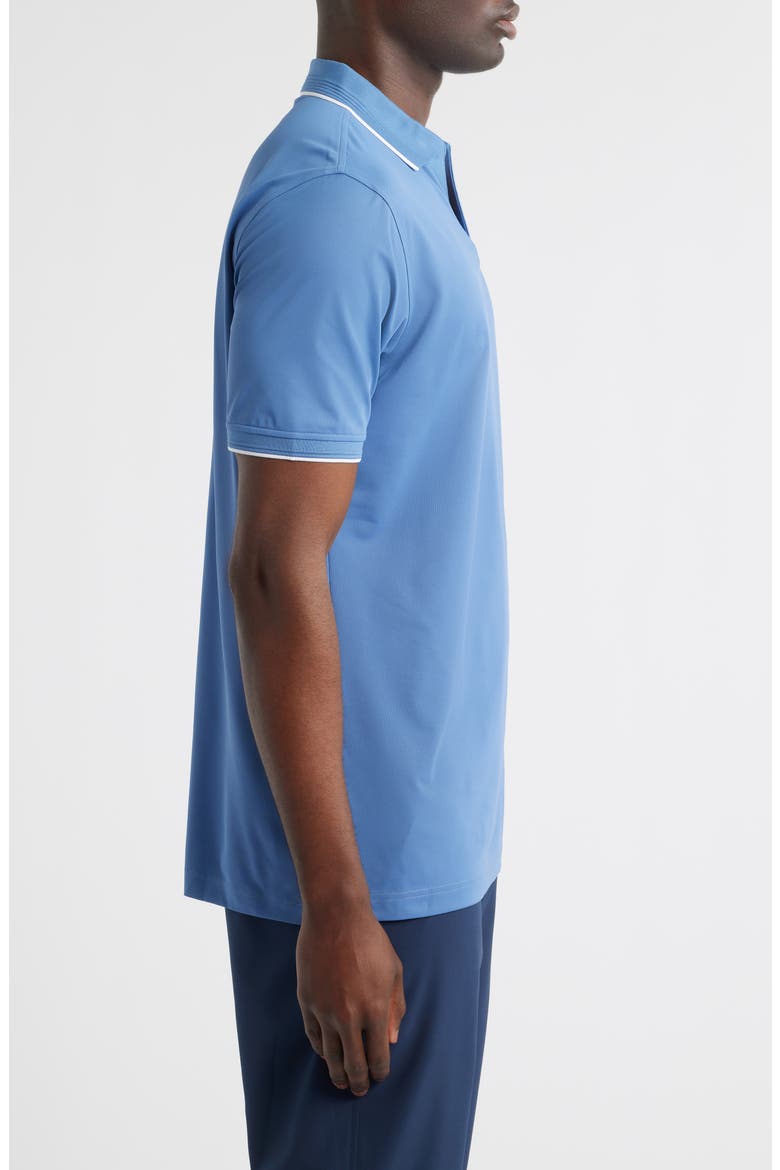 Crown Crafted Summertime Performance Mesh Polo, Alternate, color, STORM