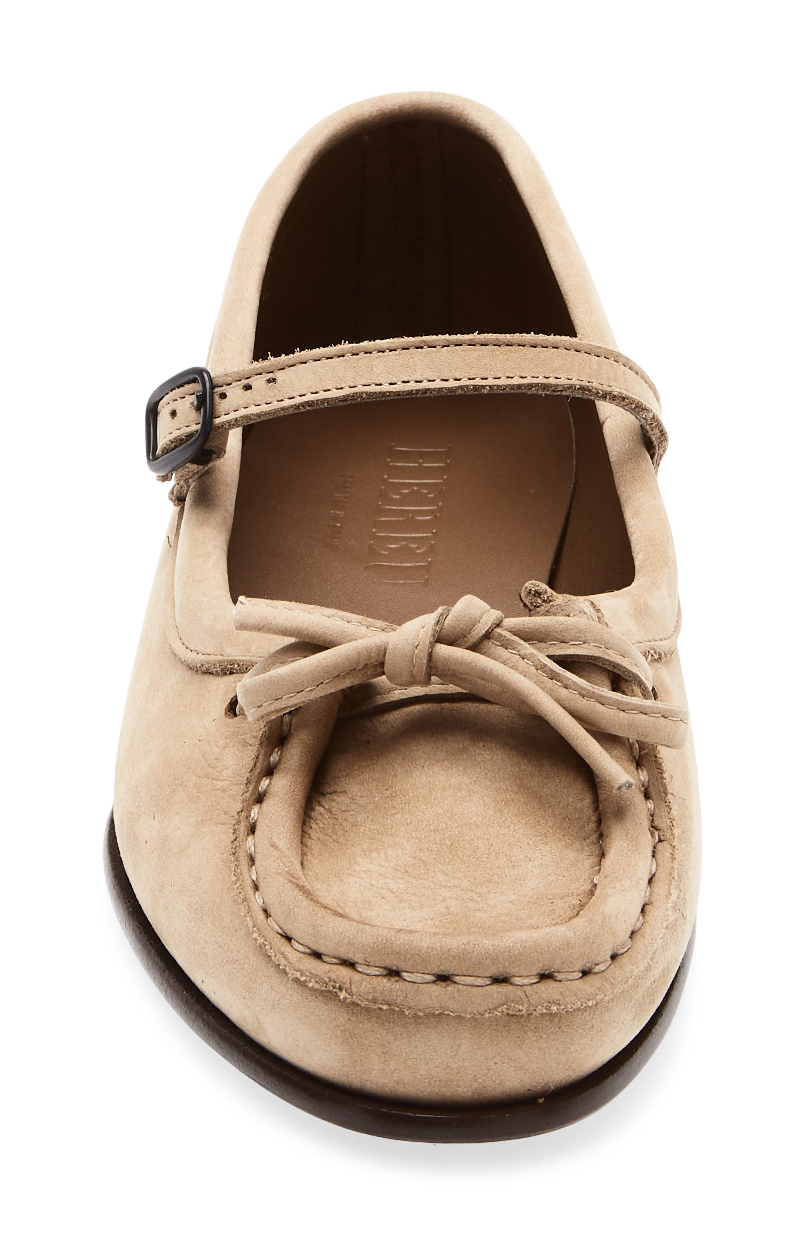 HEREU Roses Mary Jane Flat, Alternate, color, Caramel