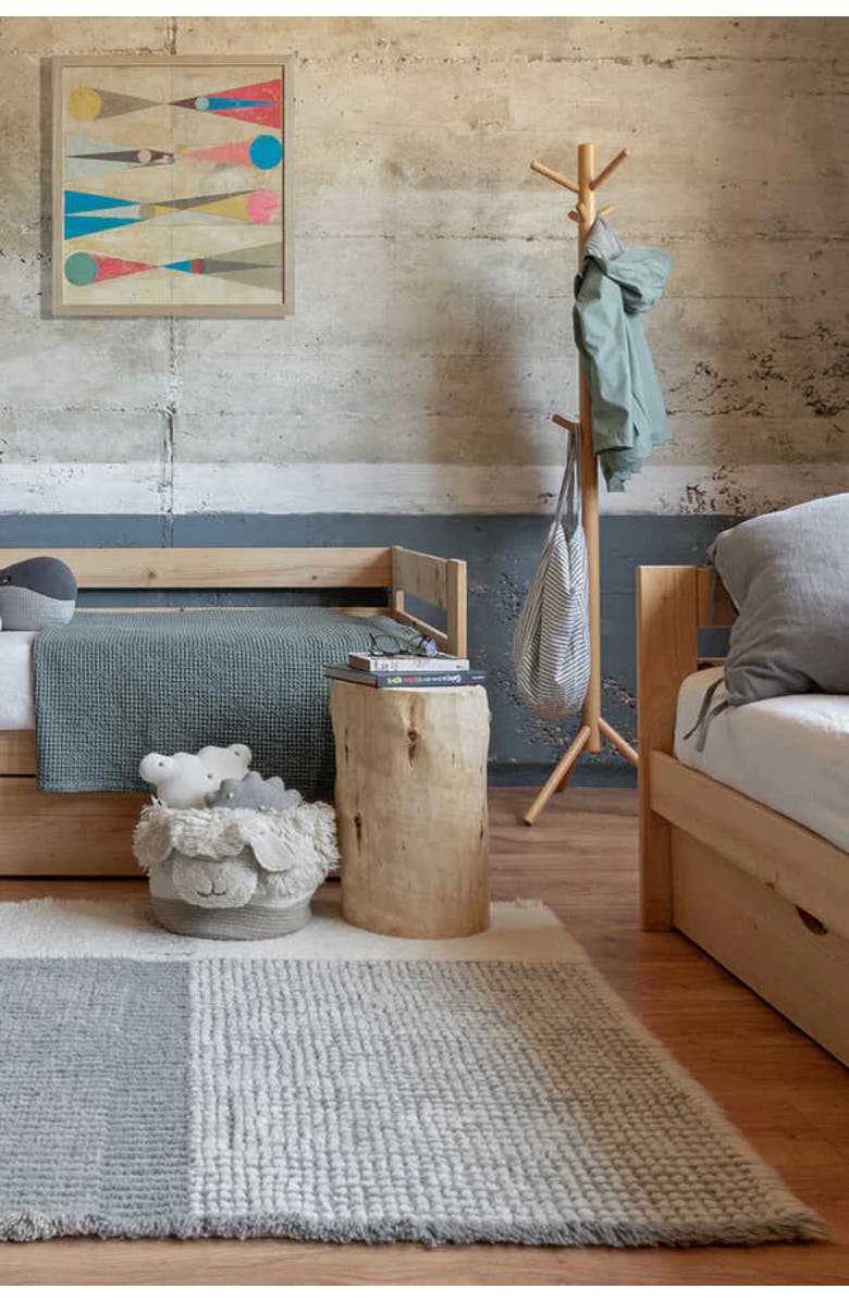 Lorena Canals Woolable rug Kaia Smoke Blue, Alternate, color, Sheep White