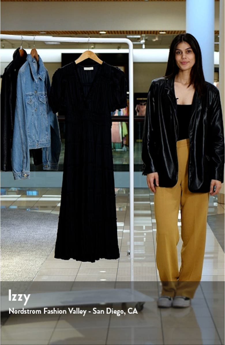 Olivia Pleated Tiered Dress, sales video thumbnail