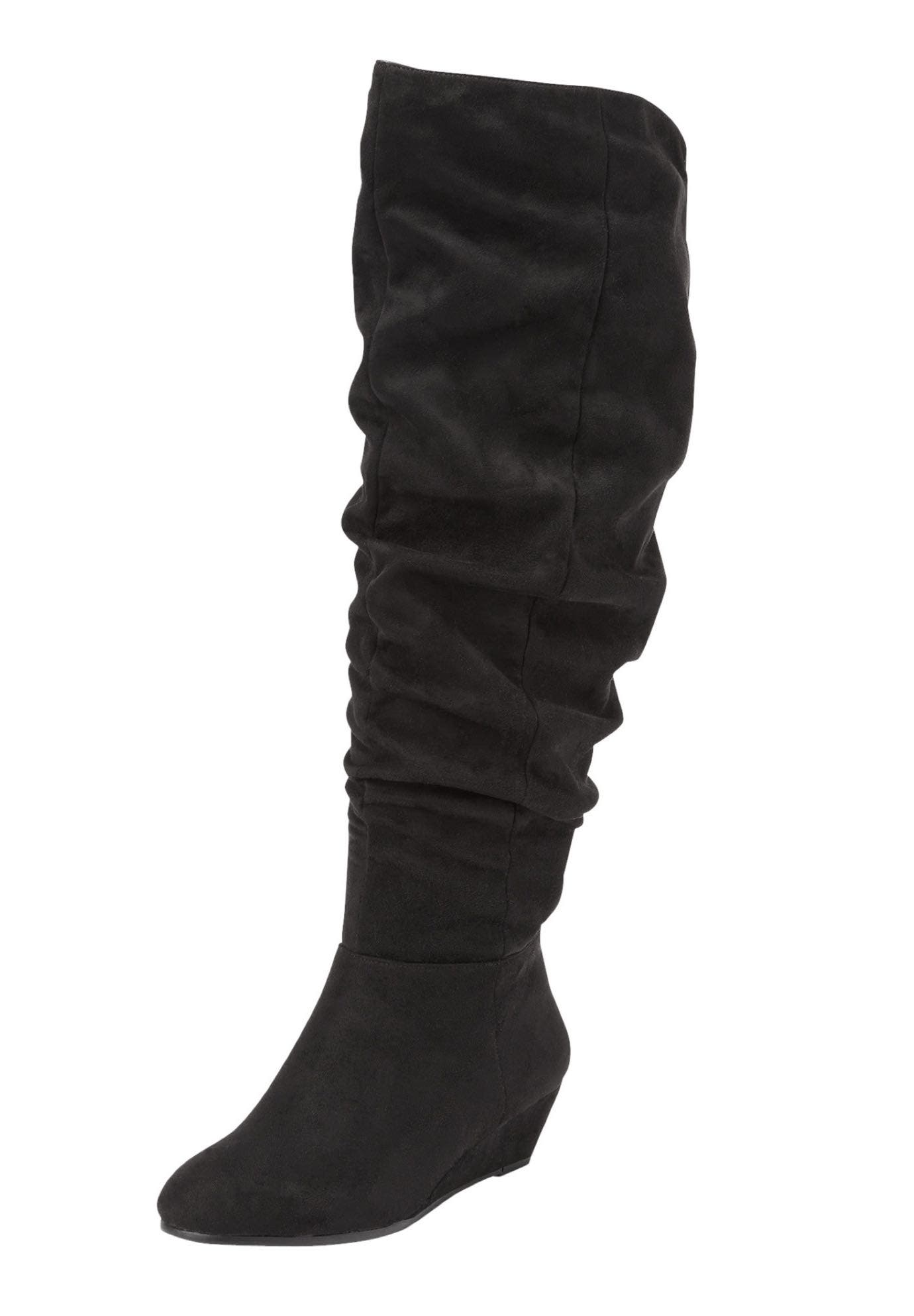 Comfortview The Tamara Tall Regular Calf Boot, Main, color, Black