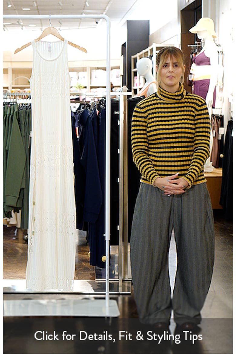 Open Stitch Sleeveless Cover-Up Maxi Dress video