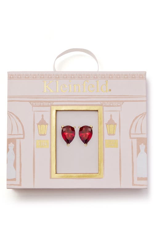 Kleinfeld Cubic Zirconia Small Teardrop Stud Earrings