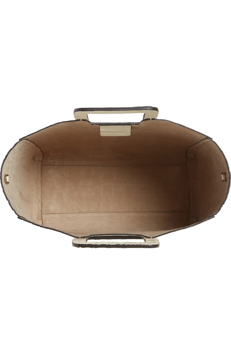 STAUD Shirley Croc Embossed Leather Tote, Alternate, color,