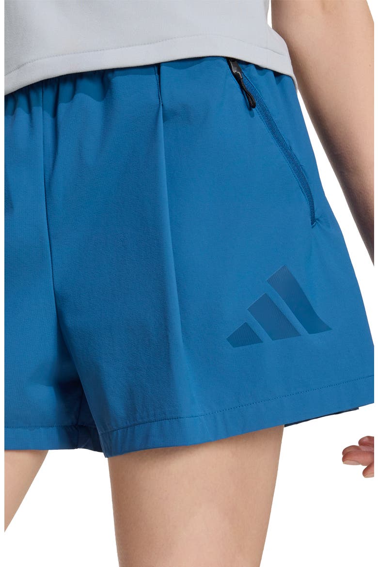 Z.N.E. Woven Stretch Nylon Shorts, Alternate, color, DUSKY PETROL/