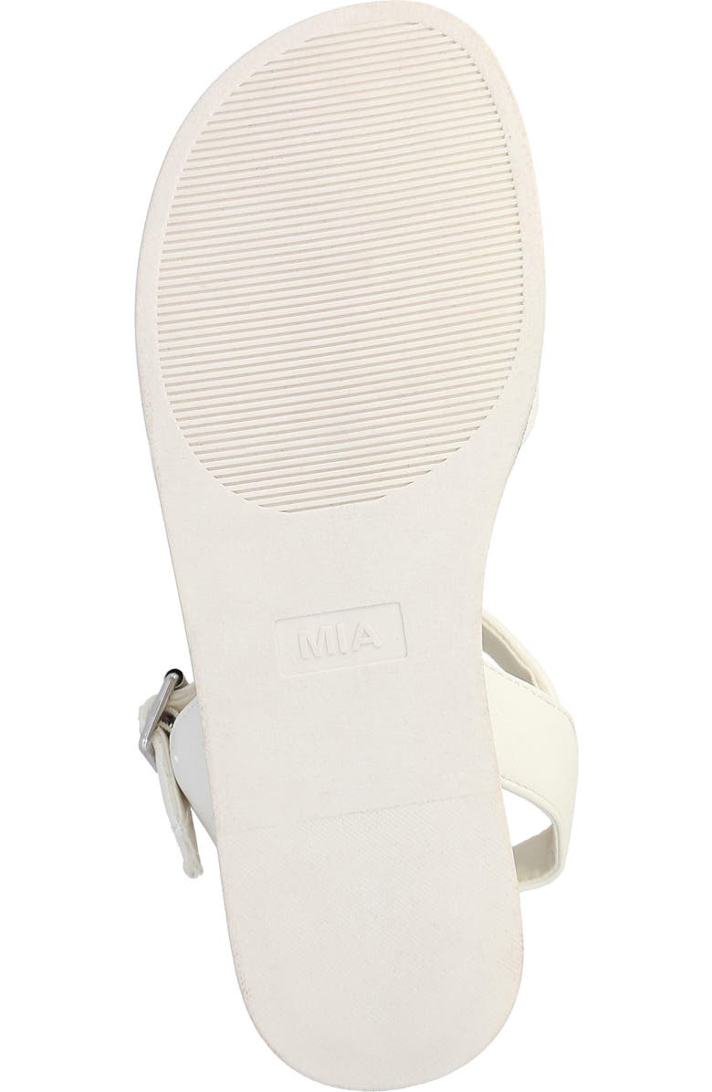 MIA Nari Ankle Strap Platform Sandal, Alternate, color, Bone