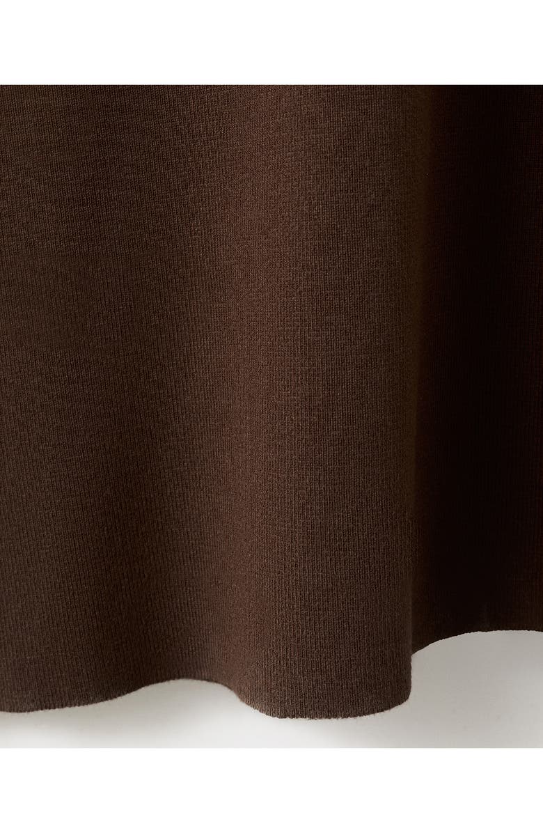 MANGO Sleeveless Knit Midi Dress, Alternate, color, 