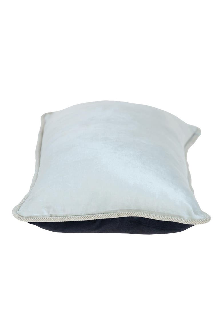 Maia Transitional White Throw Pillow, Alternate, color, WHITE
