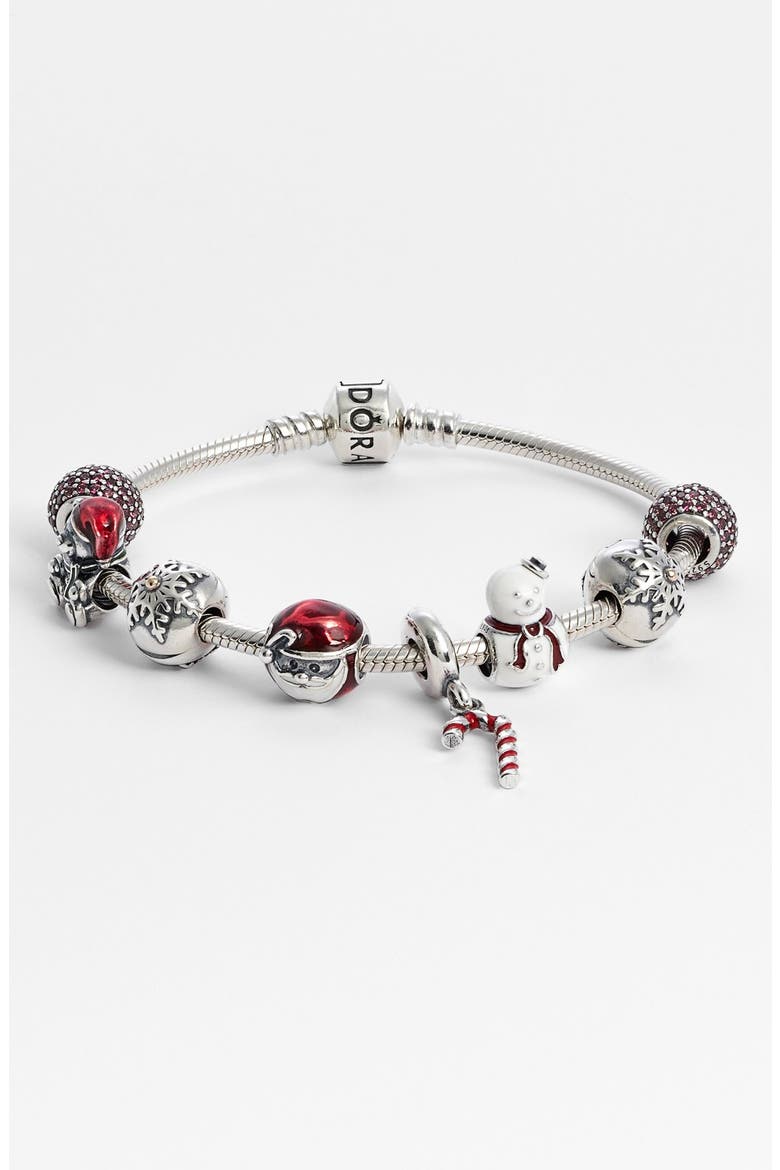 '12 Days of Christmas - Day 7 Winter Wonderland' Clip Charm, Alternate, color, SILVER/ GOLD