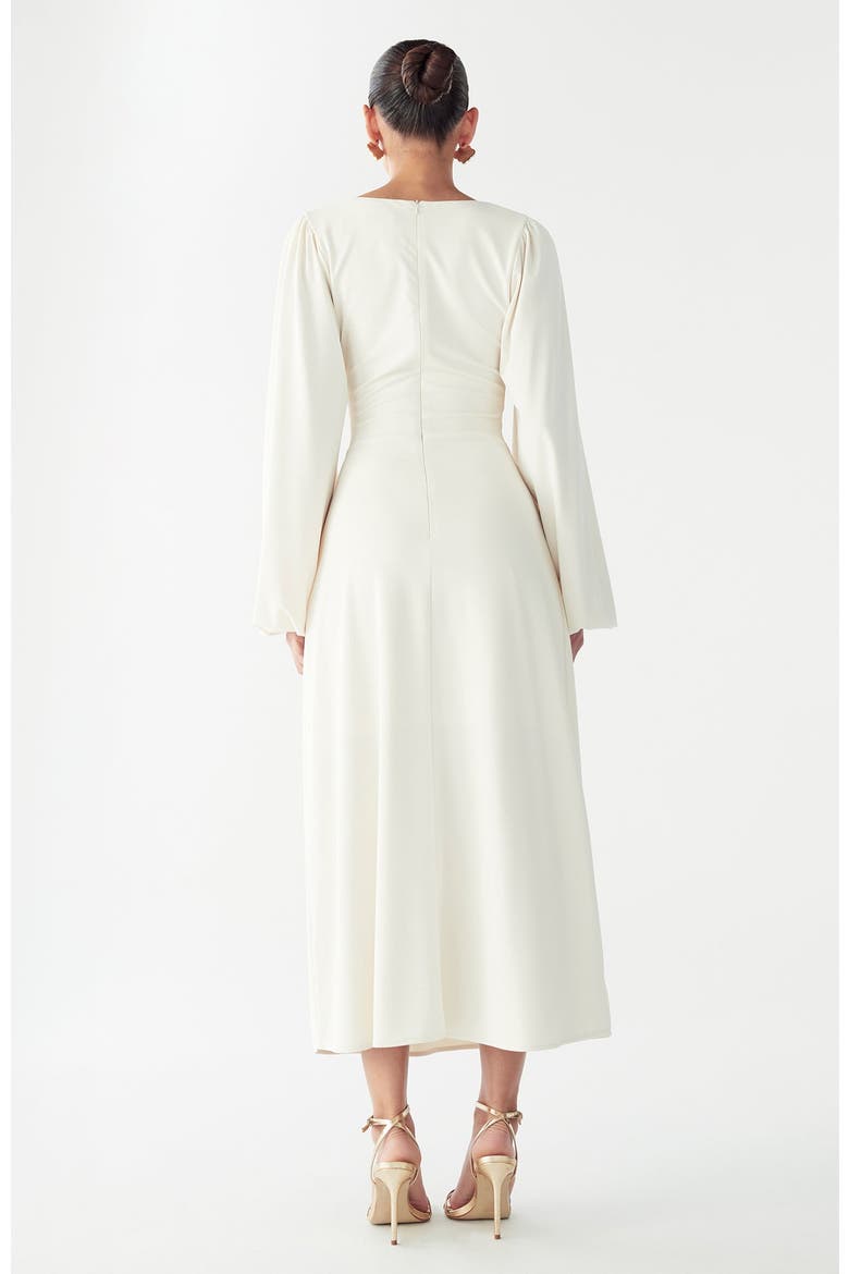 Gwen Midi Dress, Alternate, color, Cream