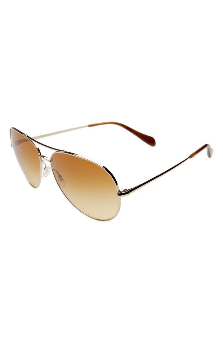 Oliver Peoples Sayer 63mm Oversize Gradient Aviator Sunglasses, Alternate, color, 