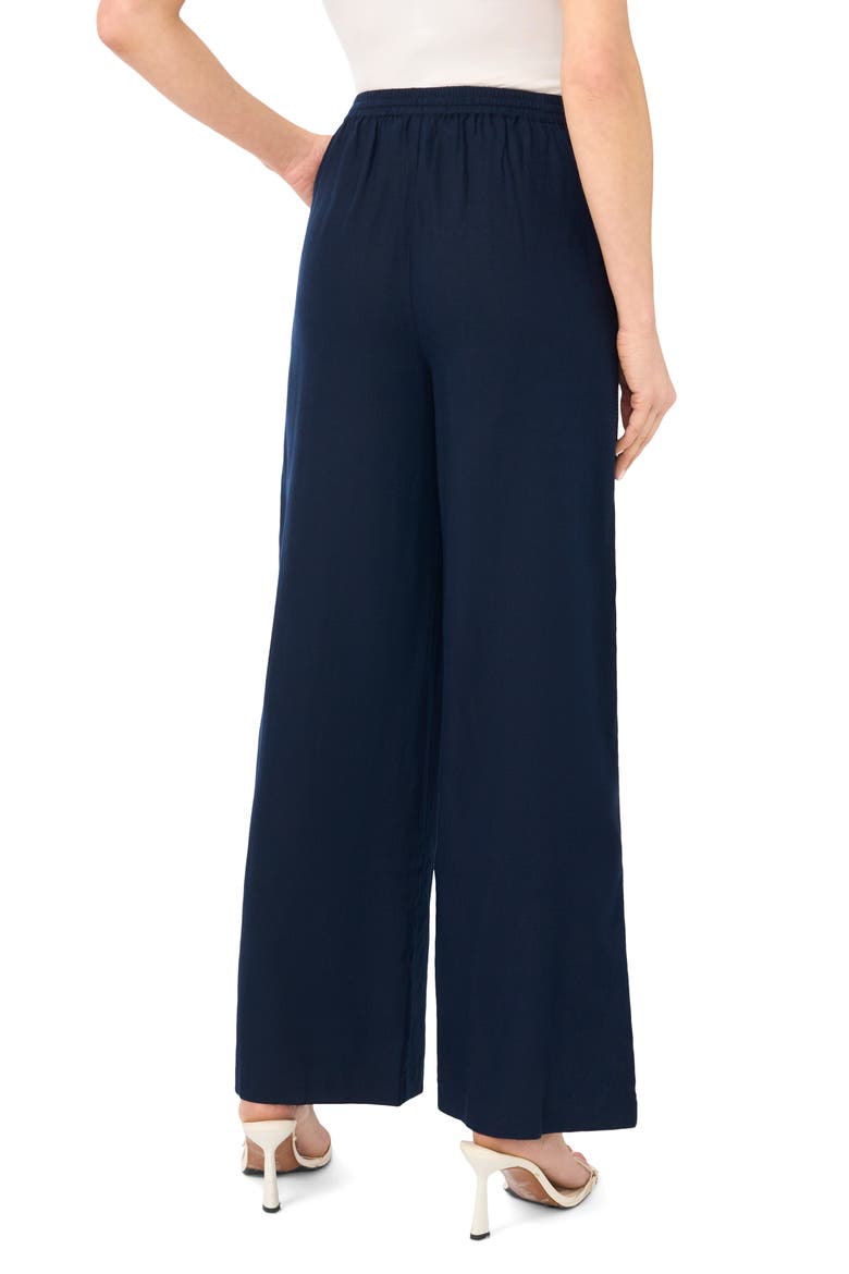 Contrast Trim Crop Pants, Alternate, color, CLASSIC NAVY