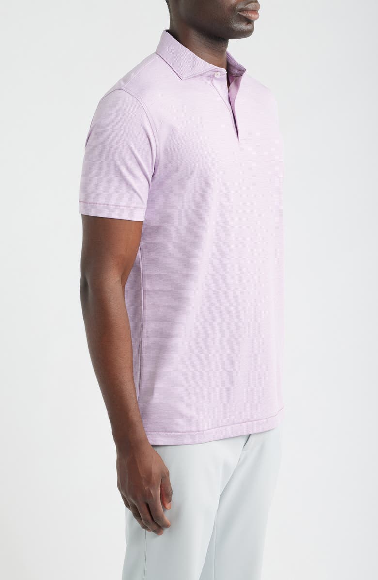 Peter Millar Crown Crafted Performance Jersey Polo, Alternate, color, Soft Orchid