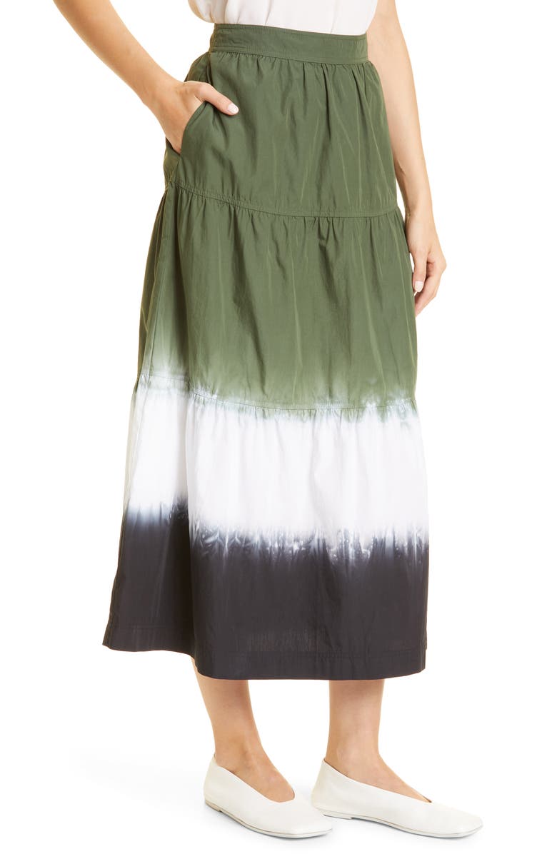 Derek Lam 10 Crosby Lynne Tie Dye Maxi Skirt, Alternate, color, 