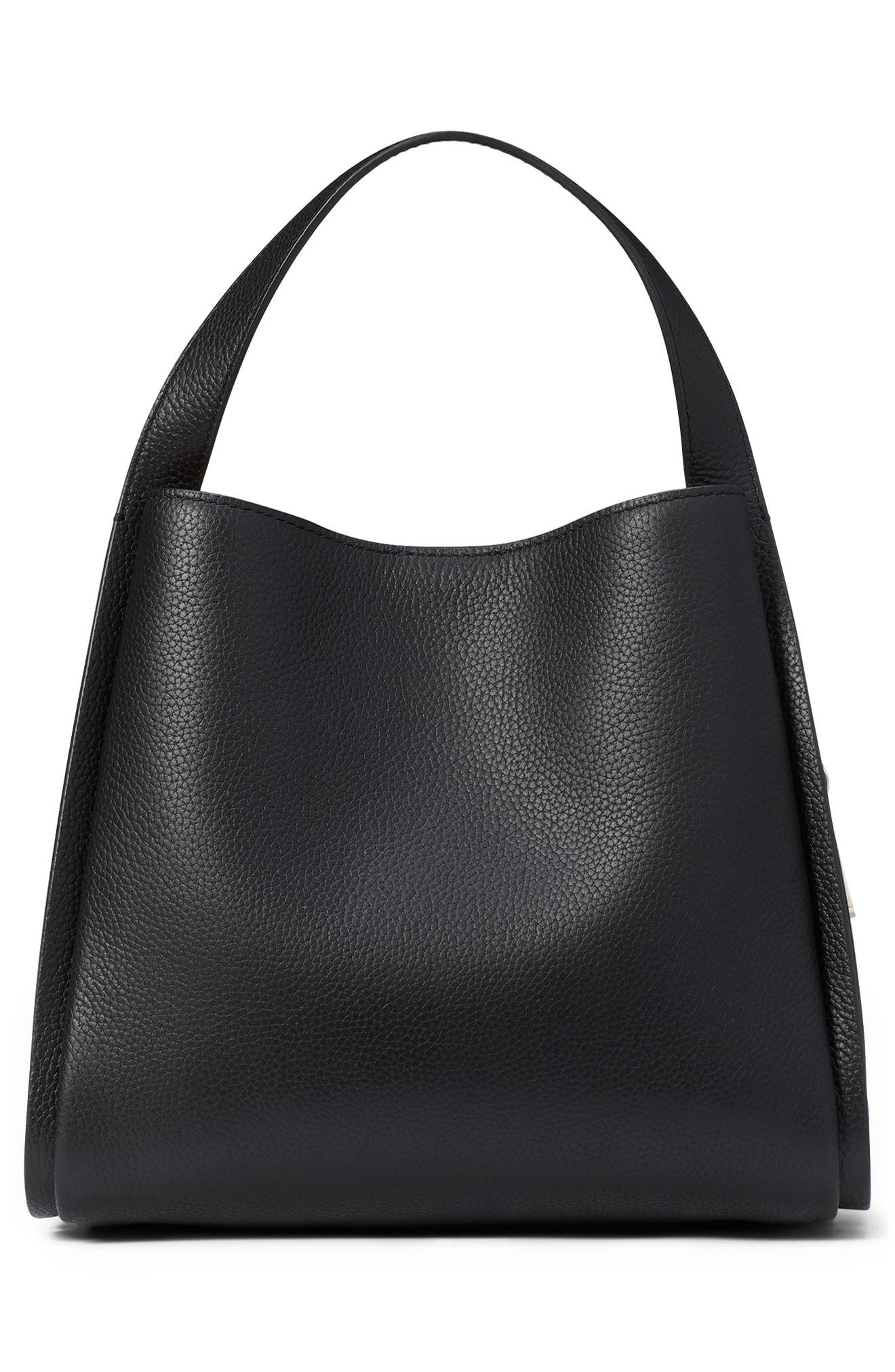 Kate Spade New York medium plaid stitch leather tote, Alternate, color, 