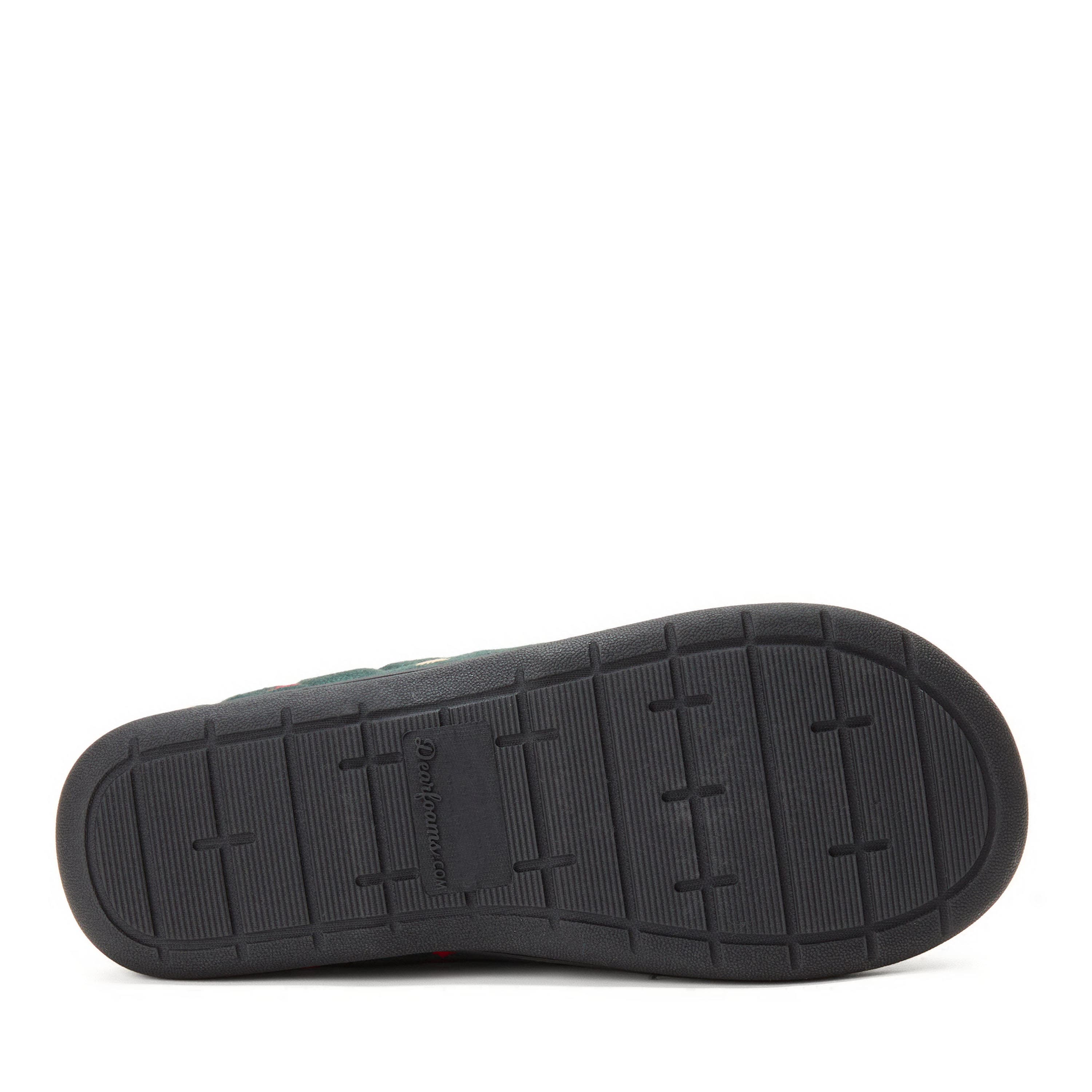 Darcy Quilted Cuff Velour Clog Slipper, Alternate, color, FOREST