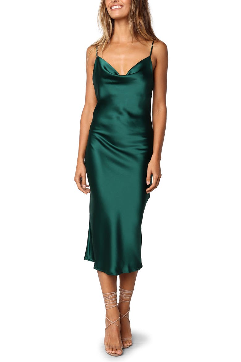 Persia Satin Sheath, Main, color, GREEN