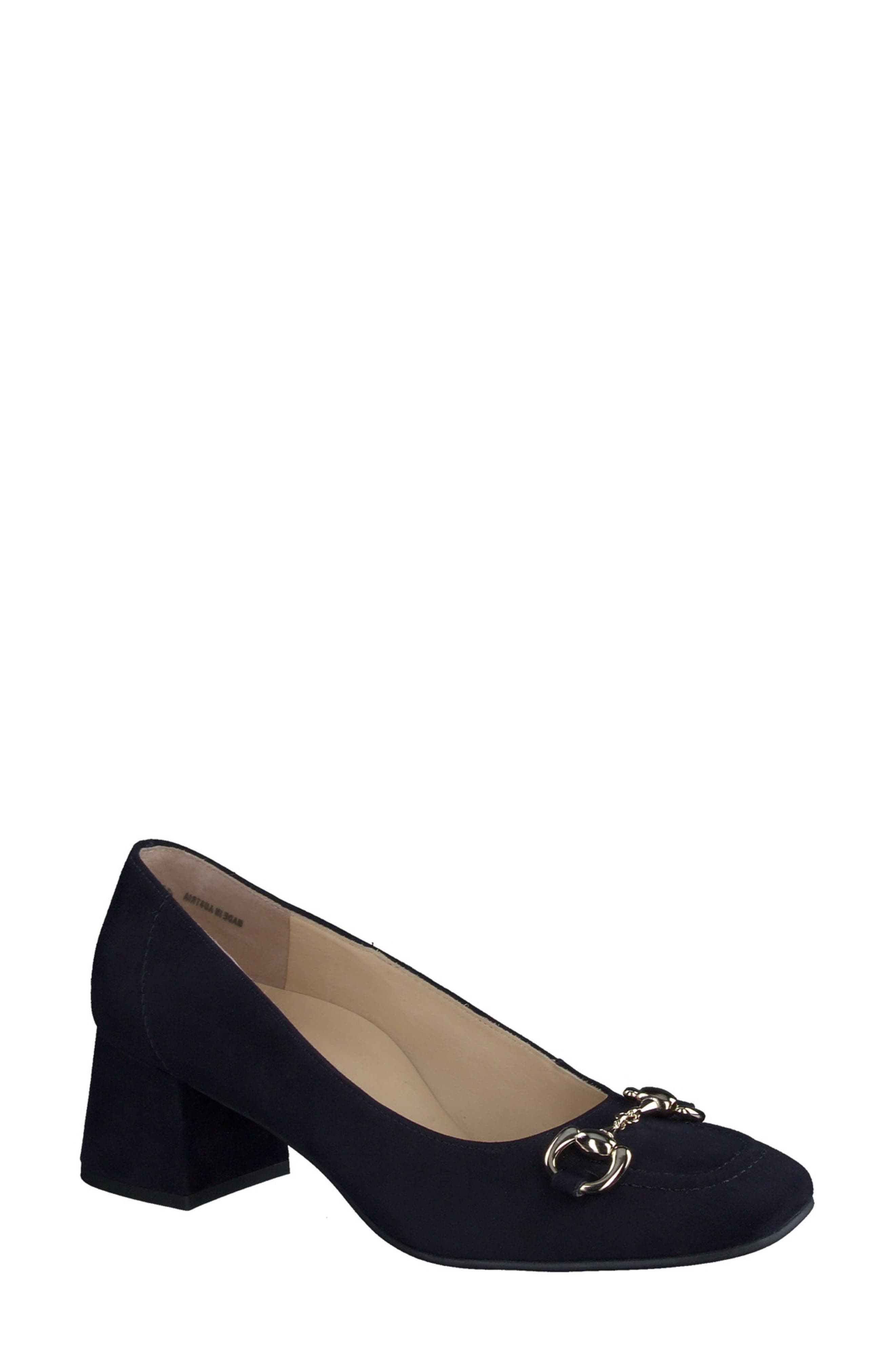 Valetta Bit Pump, Main, color, BLUE SUEDE