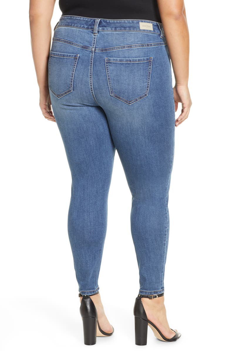 Liverpool Abby High Waist Ankle Skinny Jeans, Alternate, color, 