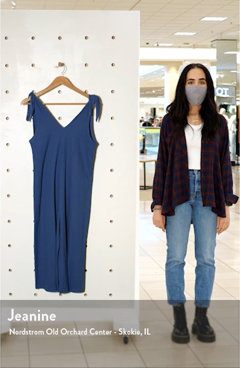 Rib Cover Up Jumpsuit, sales video thumbnail