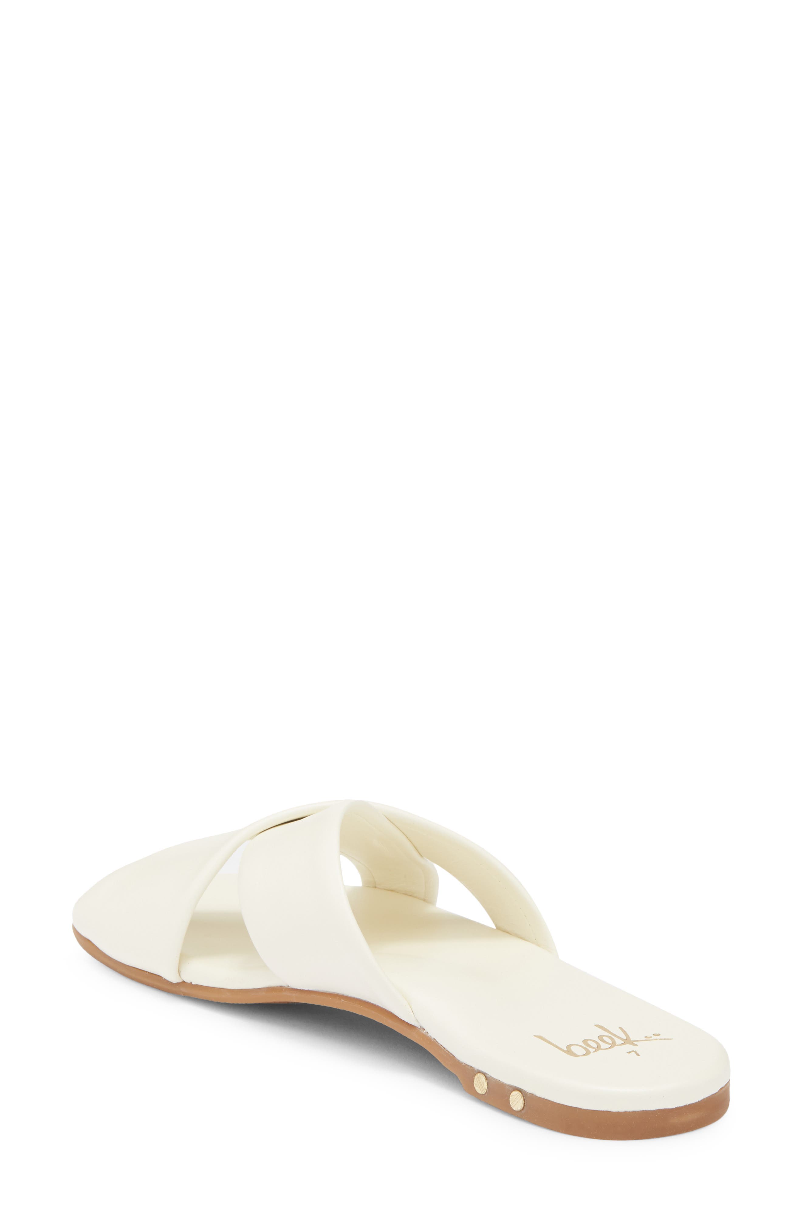 Beek Fernbird Slide Sandal, Alternate, color, Vanilla