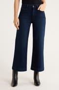 PAIGE Anessa High Waist Ankle Wide Leg Jeans