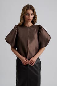 Malina Cleo Pouf Balloon Sleeve Blouse