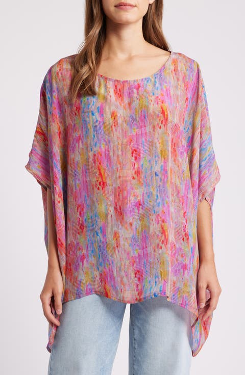 Print Dolman Sleeve Top