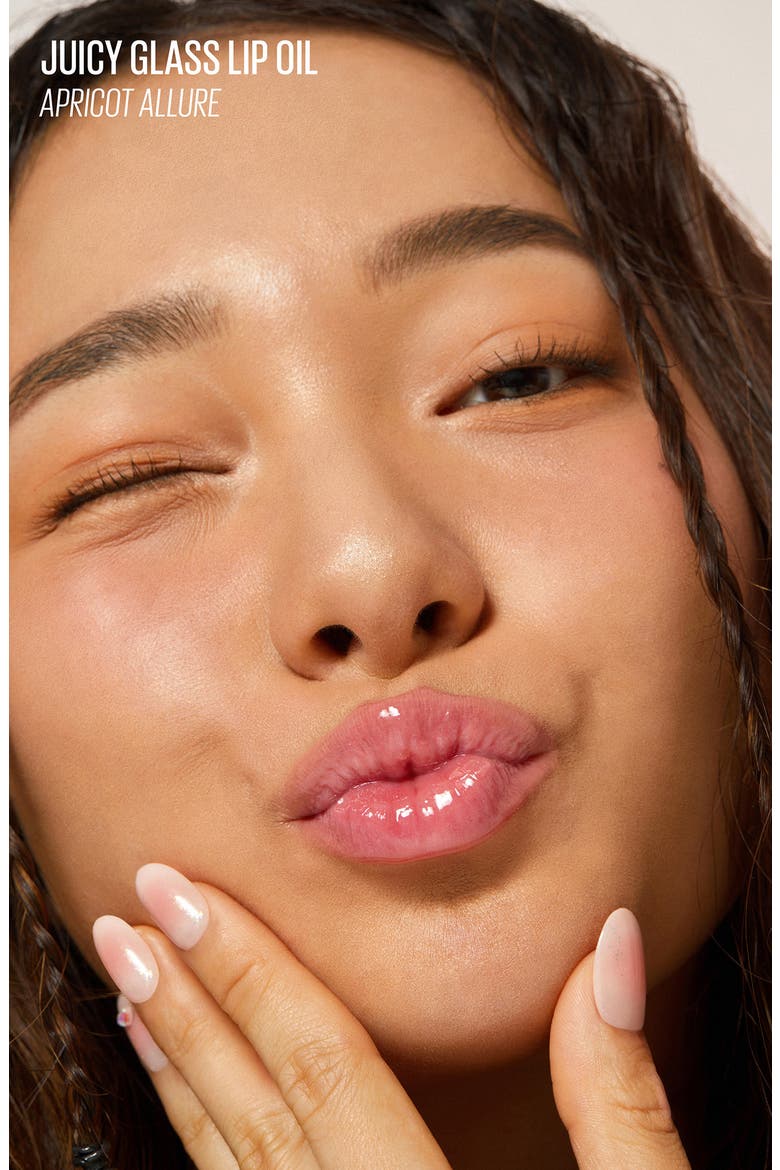 Juicy Glass Lip Oil, Alternate, color, APRICOT ALLURE
