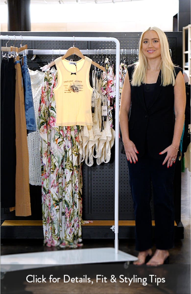 Dreamy Jones Cotton Graphic Tank, sales video thumbnail