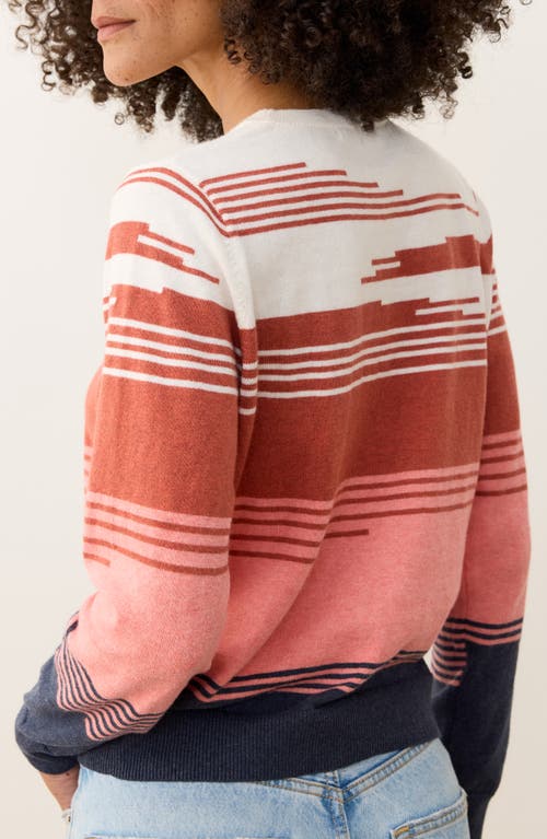 Marine Layer Sunset Icon Cotton Sweater In Multi