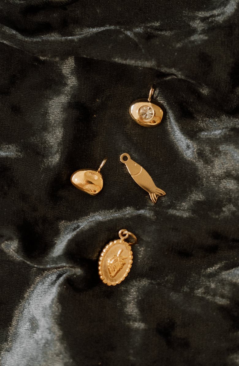 Joiana Jewelry Strawberry Charm, Alternate, color, Gold