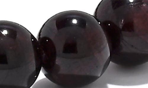 Eye Candy Los Angeles 8 Ball Head Pavé Beaded Stretch Bracelet In Black