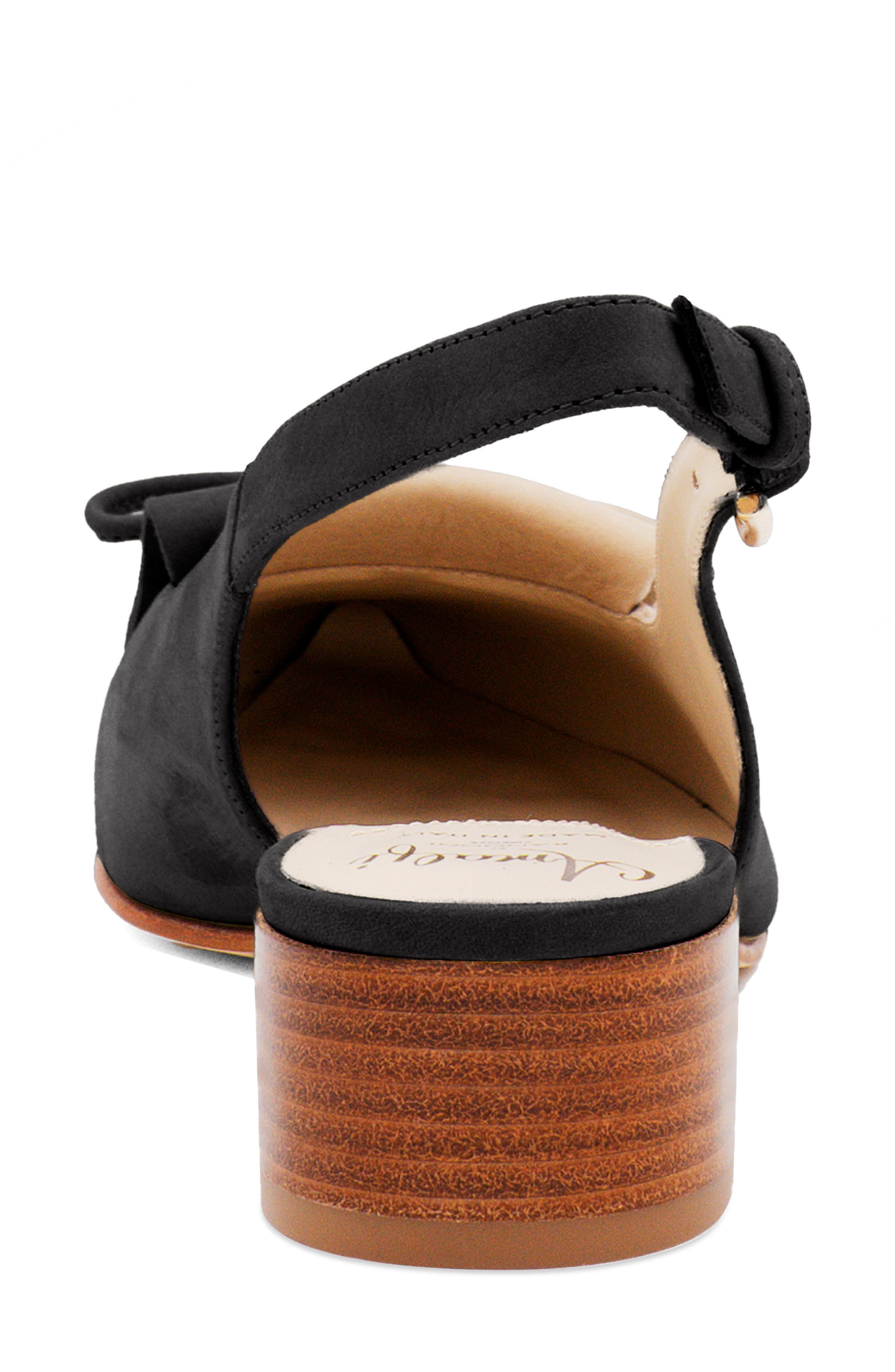 Amalfi by Rangoni Aguglia Slingback Pump, Alternate, color, Nero Long Beach