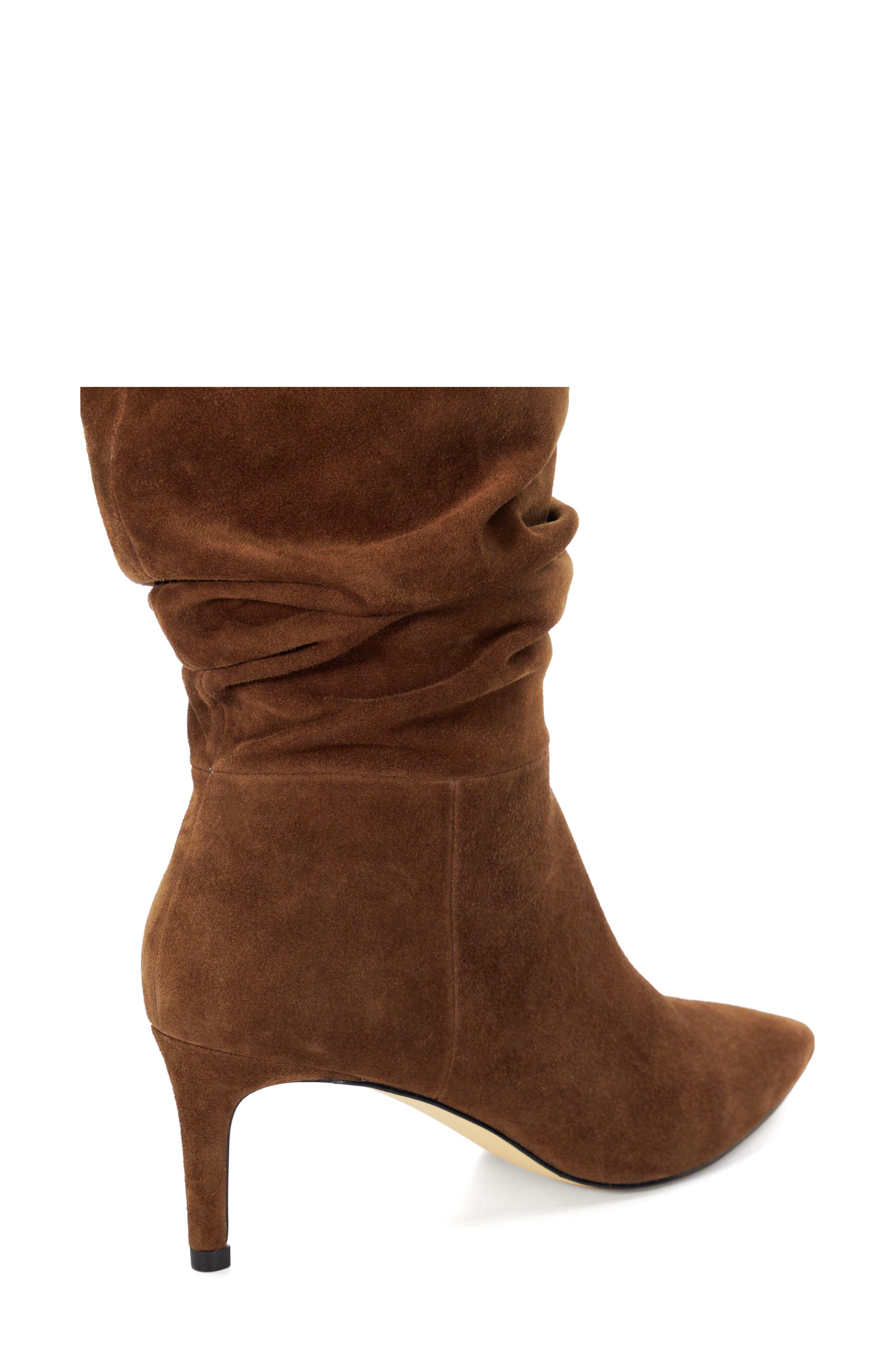 Dune London Slouch Pointed Toe Knee High Boot, Alternate, color, 